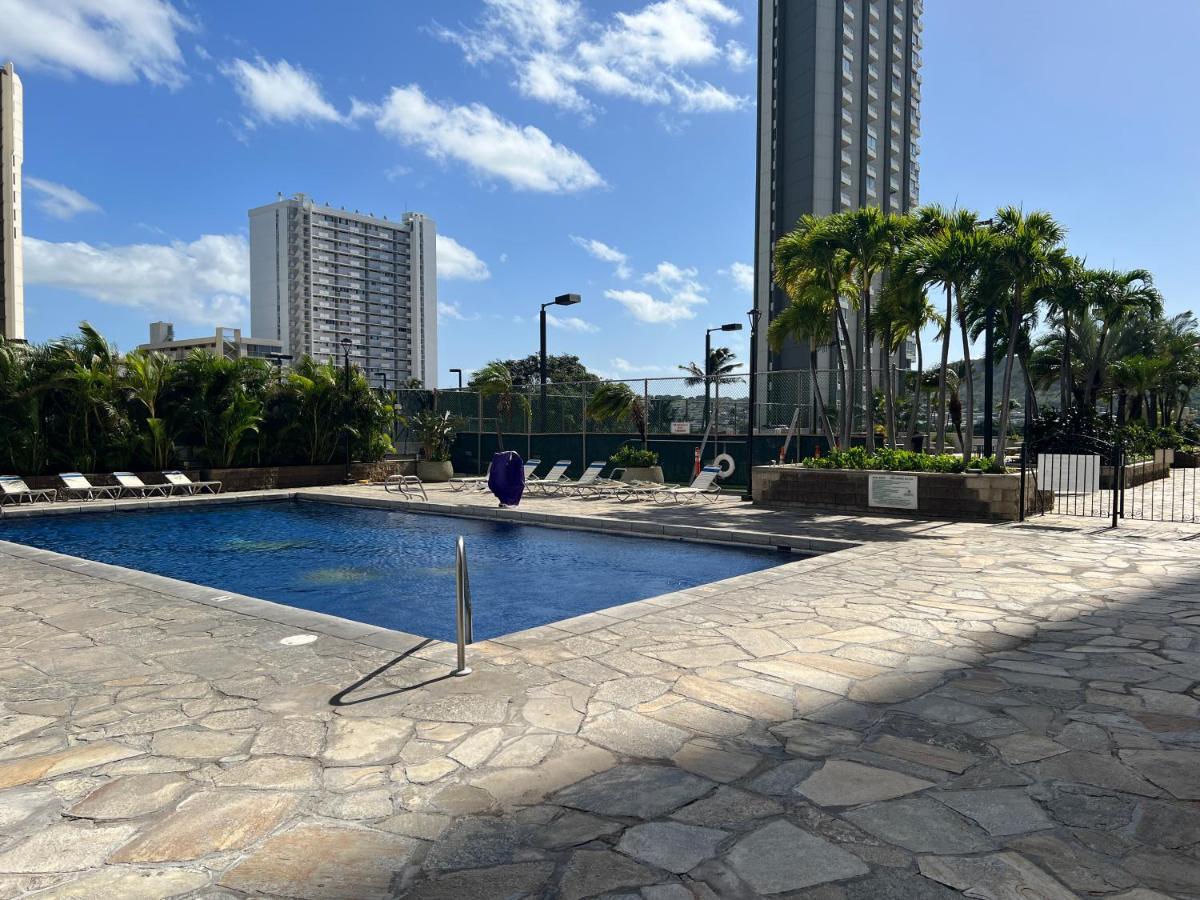 ホノルル Waikiki Sunsetアパートホテル エクステリア 写真